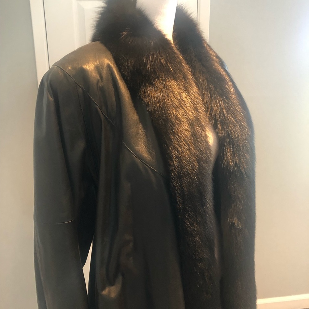 Leather jacket/coat